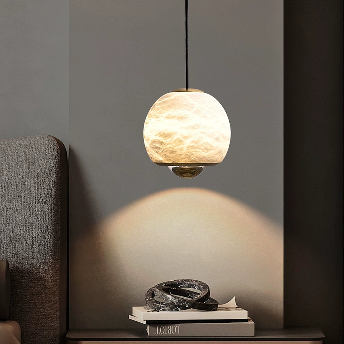 Ferox Alabaster Pendant Lamp