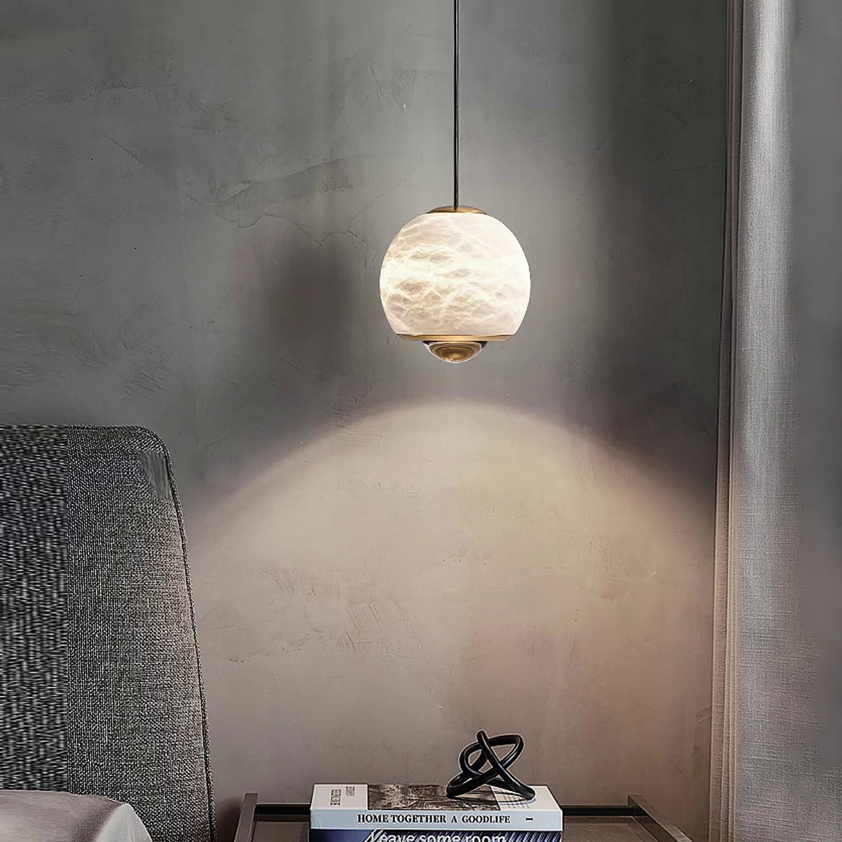 Ferox Alabaster Pendant Lamp