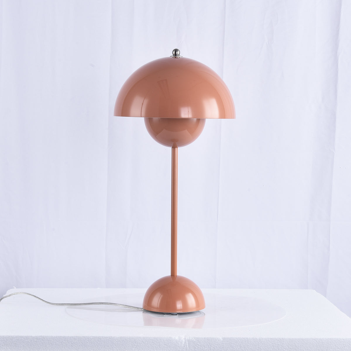 Flowerpot Semi-Circle Table Lamp