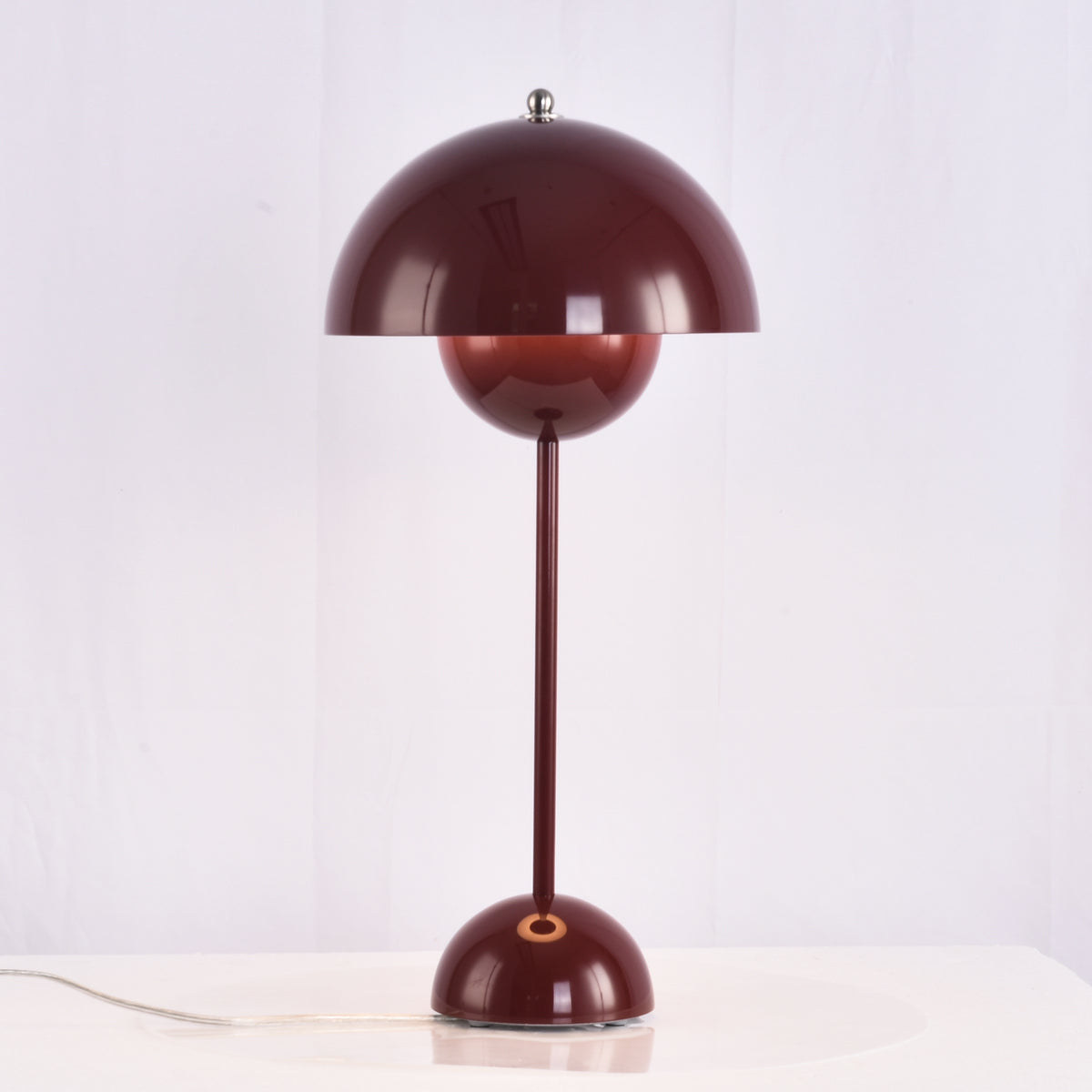 Flowerpot Semi-Circle Table Lamp