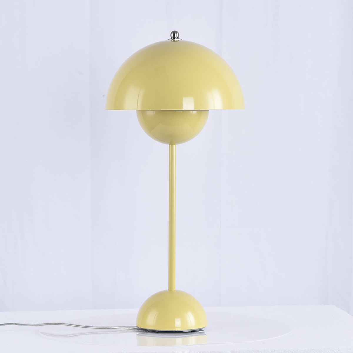 Flowerpot Semi-Circle Table Lamp
