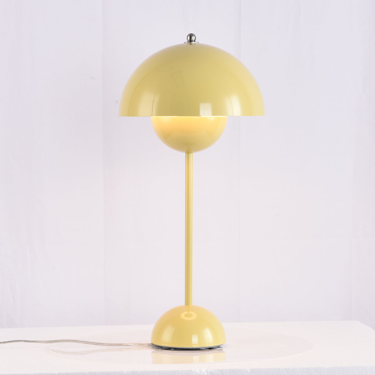 Flowerpot Semi-Circle Table Lamp