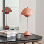 Flowerpot Semi-Circle Table Lamp