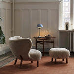 Flowerpot Semi-Circle Table Lamp