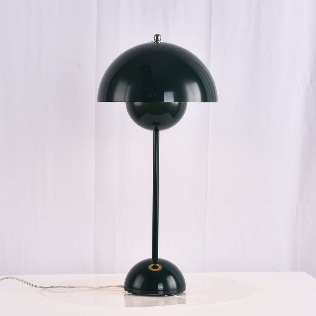 Flowerpot Semi-Circle Table Lamp