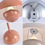 Flowerpot Semi-Circle Table Lamp