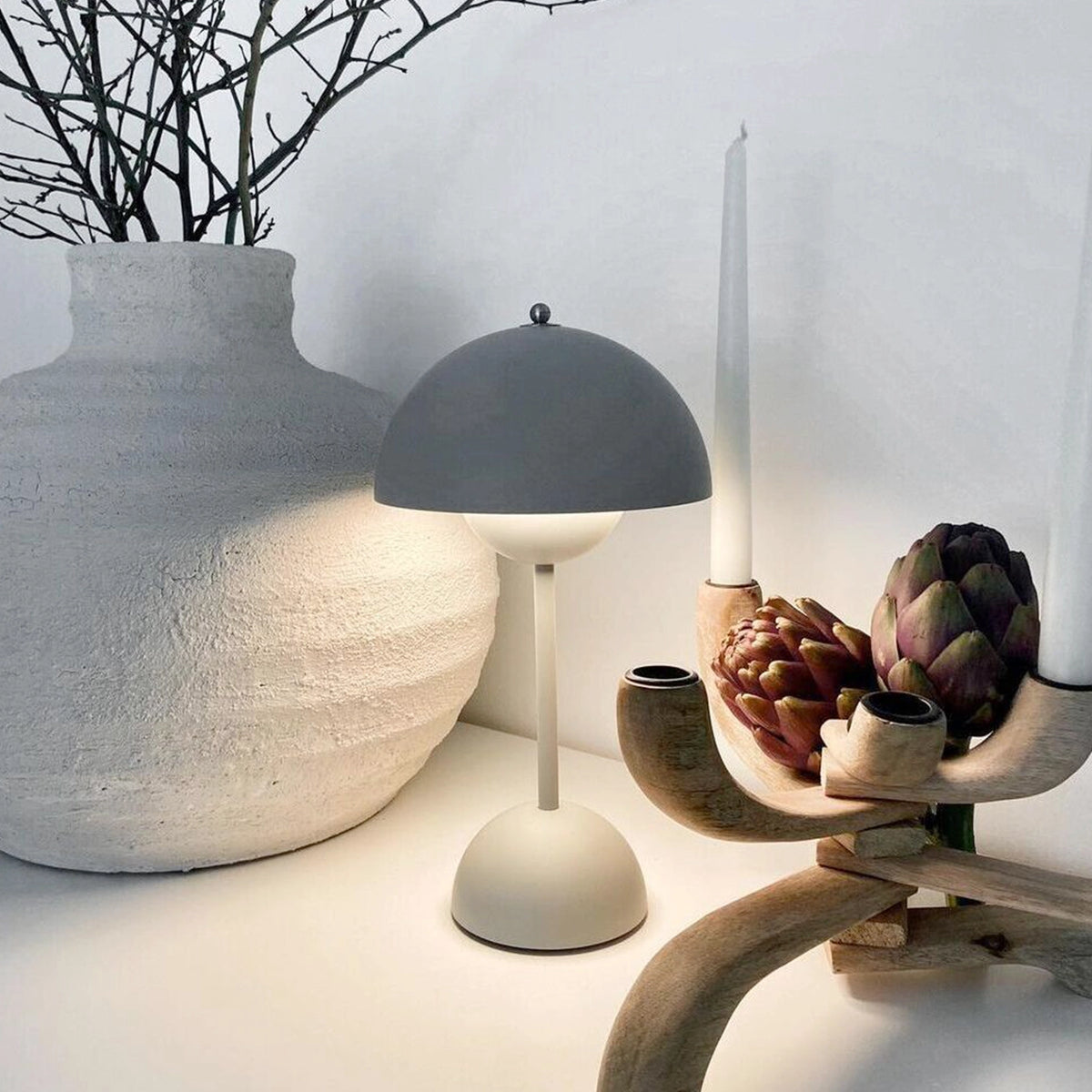 Flowerpot Portable Table Lamp