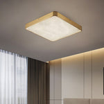 Geometric Alabaster Recessed Ceiling Light