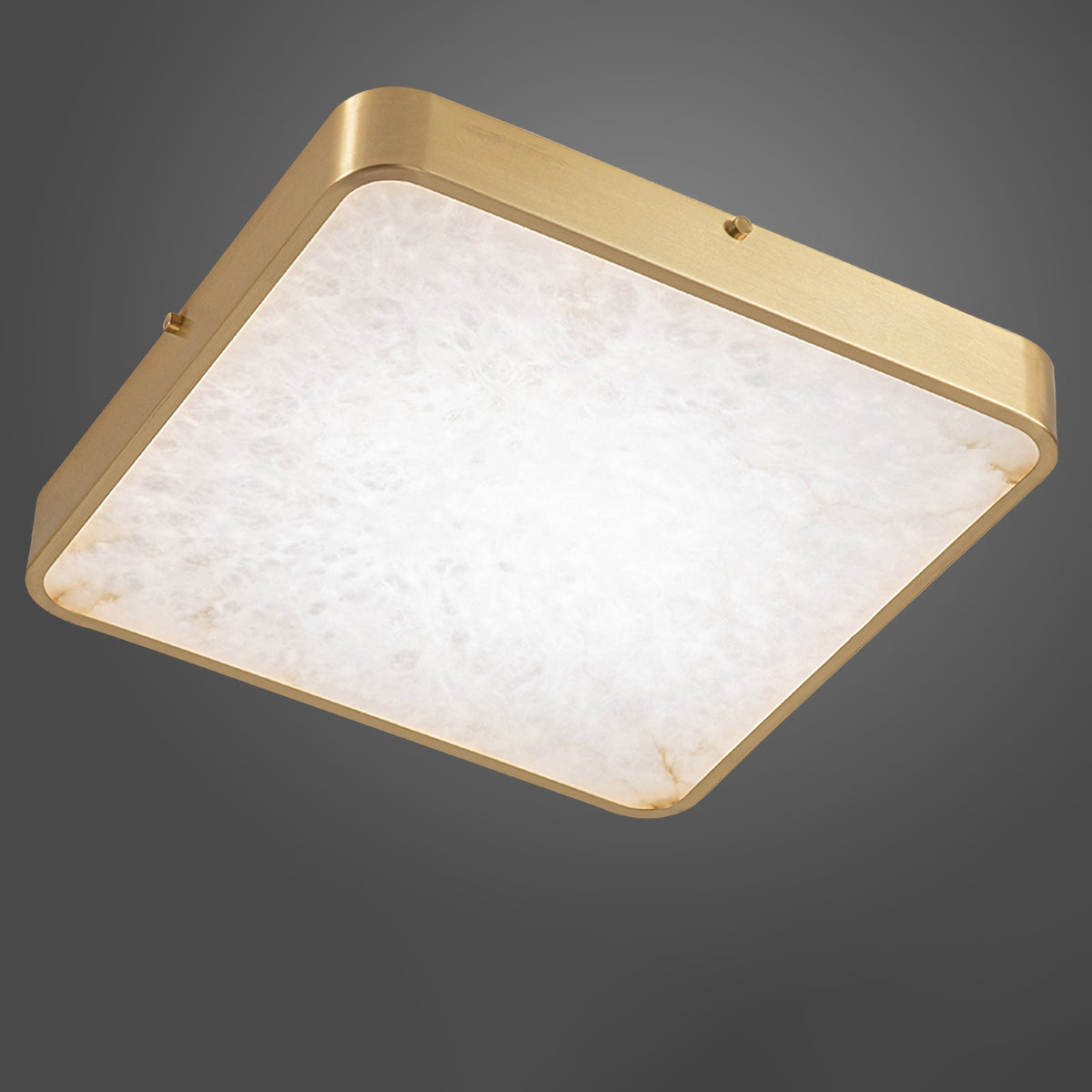 Geometric Alabaster Recessed Ceiling Light