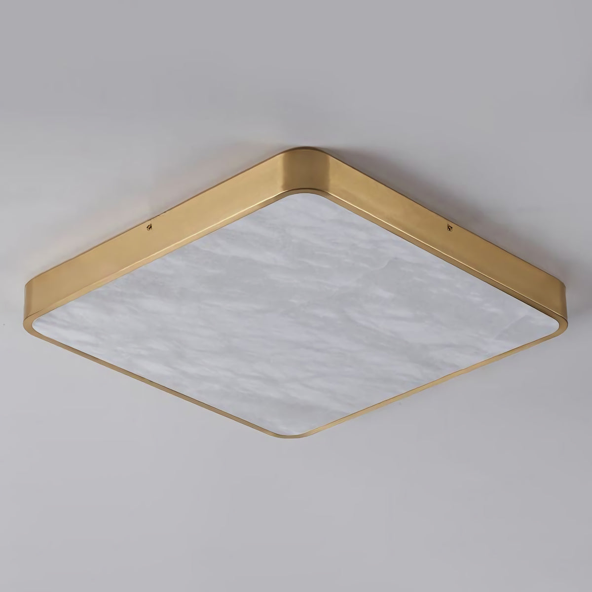 Geometric Alabaster Recessed Ceiling Light