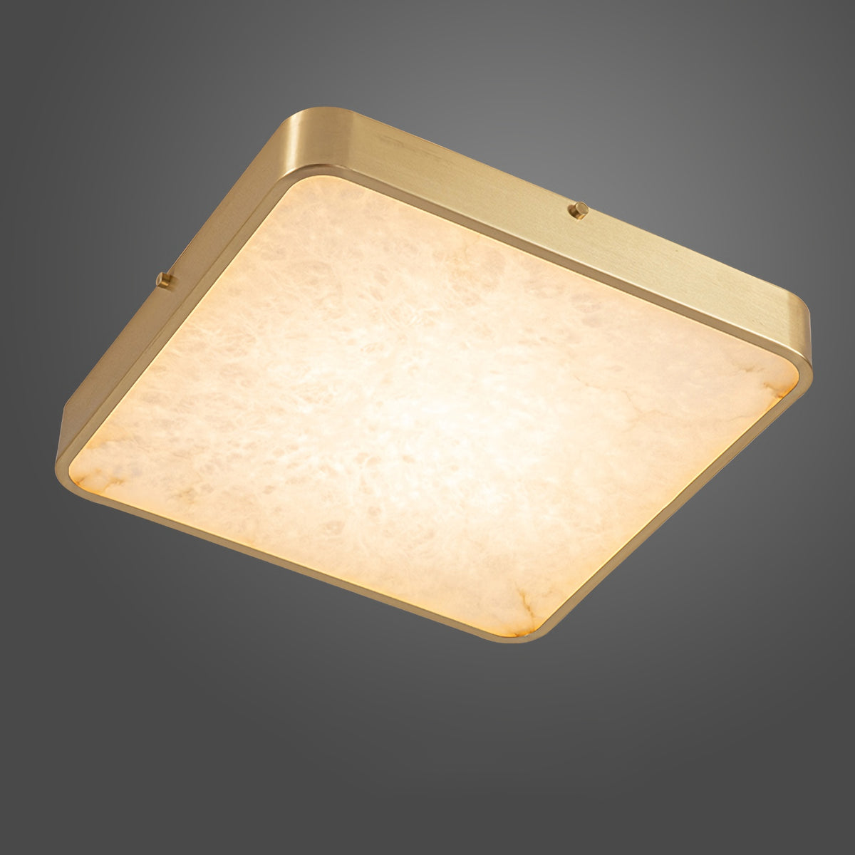 Geometric Alabaster Recessed Ceiling Light