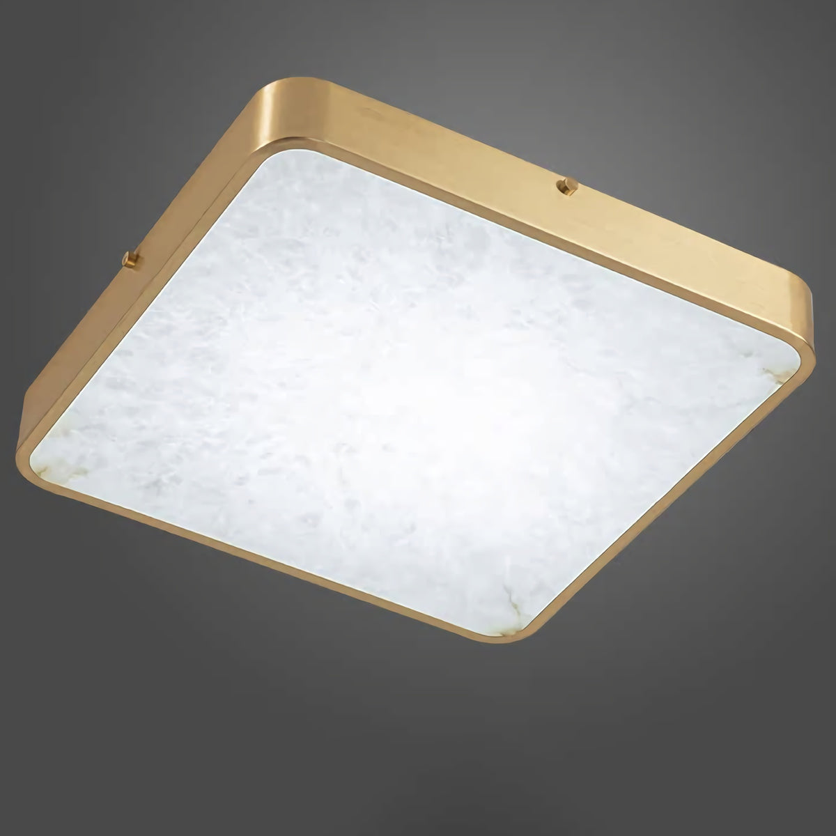 Geometric Alabaster Recessed Ceiling Light