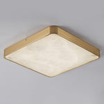 Geometric Alabaster Recessed Ceiling Light