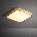 Geometric Alabaster Recessed Ceiling Light