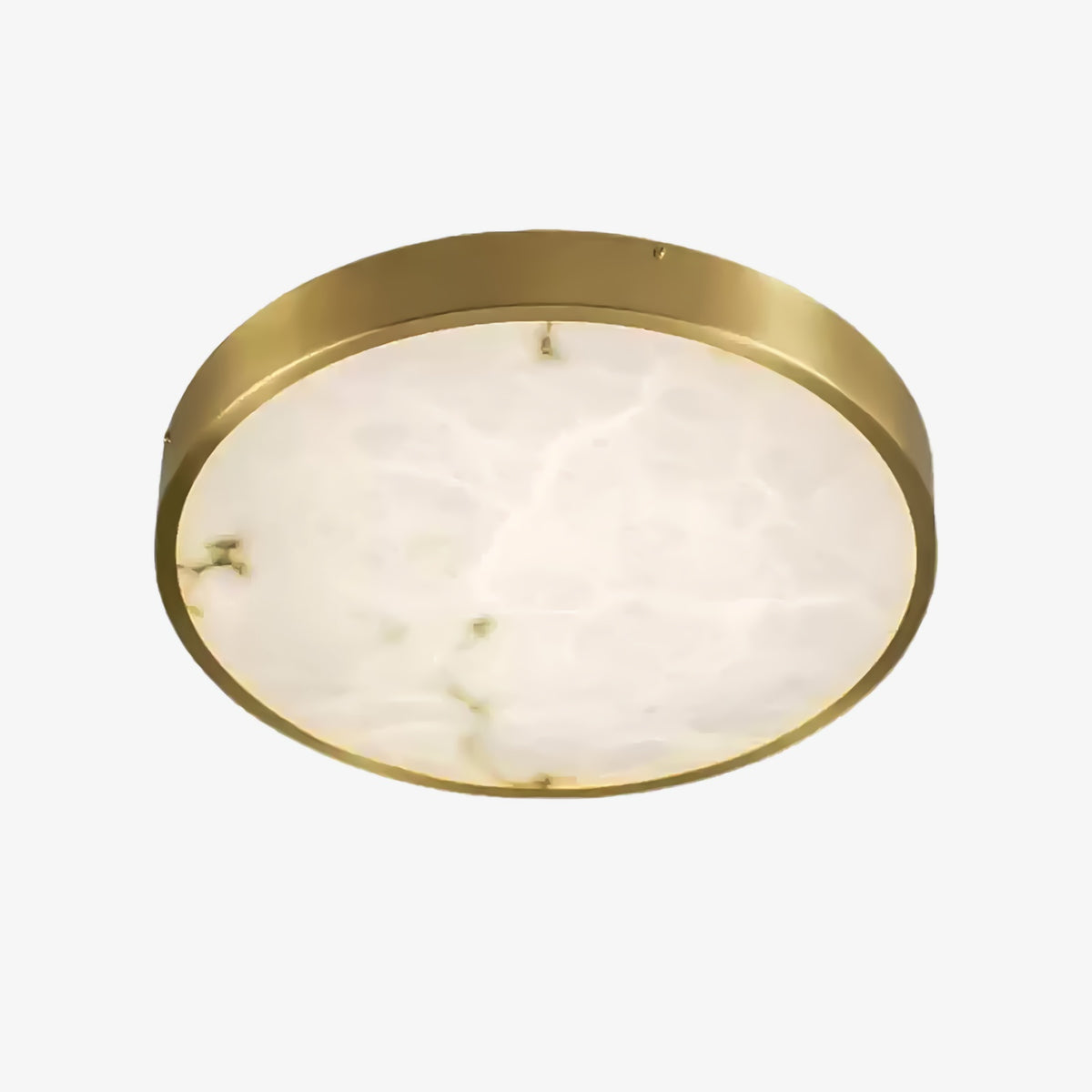 Geometric Alabaster Recessed Ceiling Light
