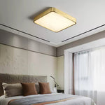 Geometric Alabaster Recessed Ceiling Light