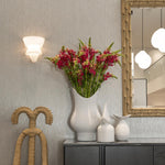 Geometric Alabaster Wall Light