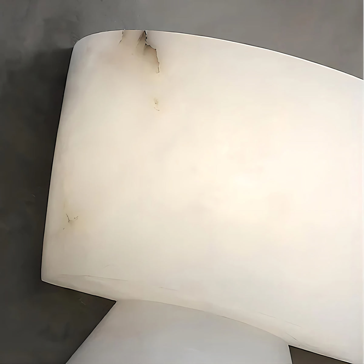 Geometric Alabaster Wall Light