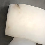 Geometric Alabaster Wall Light