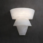 Geometric Alabaster Wall Light