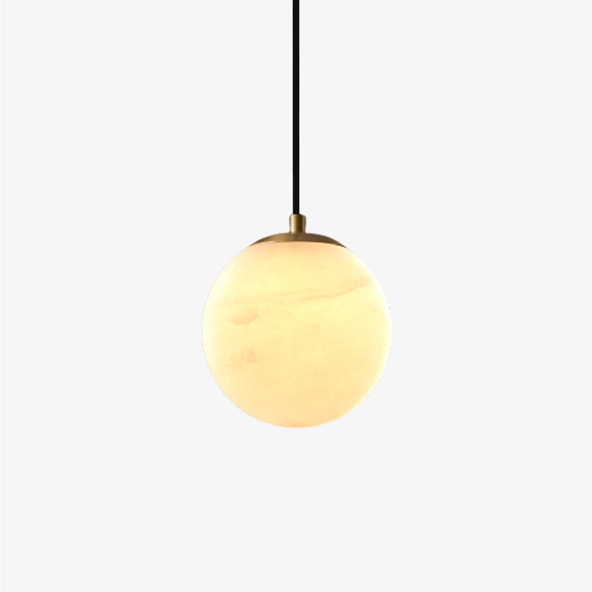Globe Alabaster Pendant Lamp