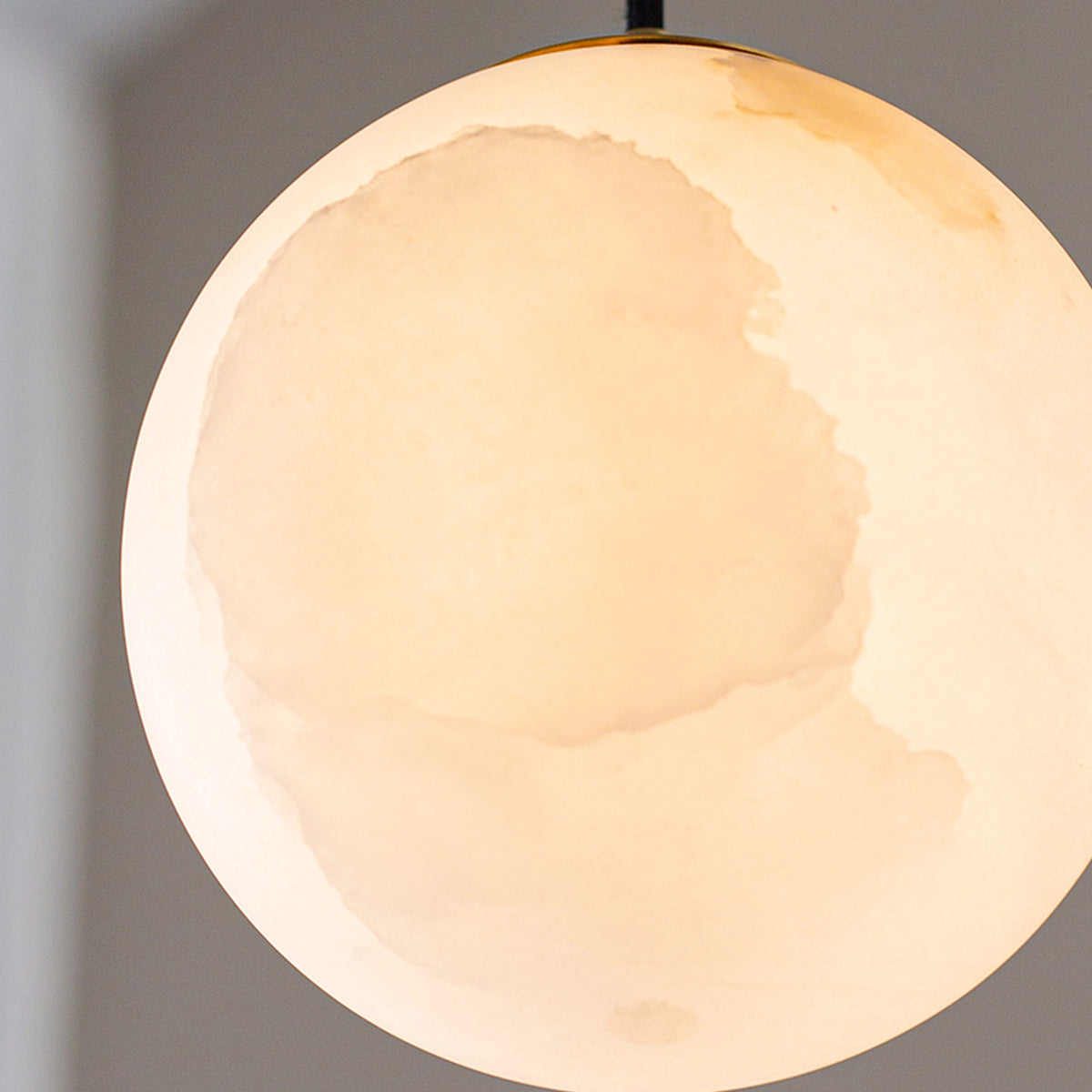 Globe Alabaster Pendant Lamp