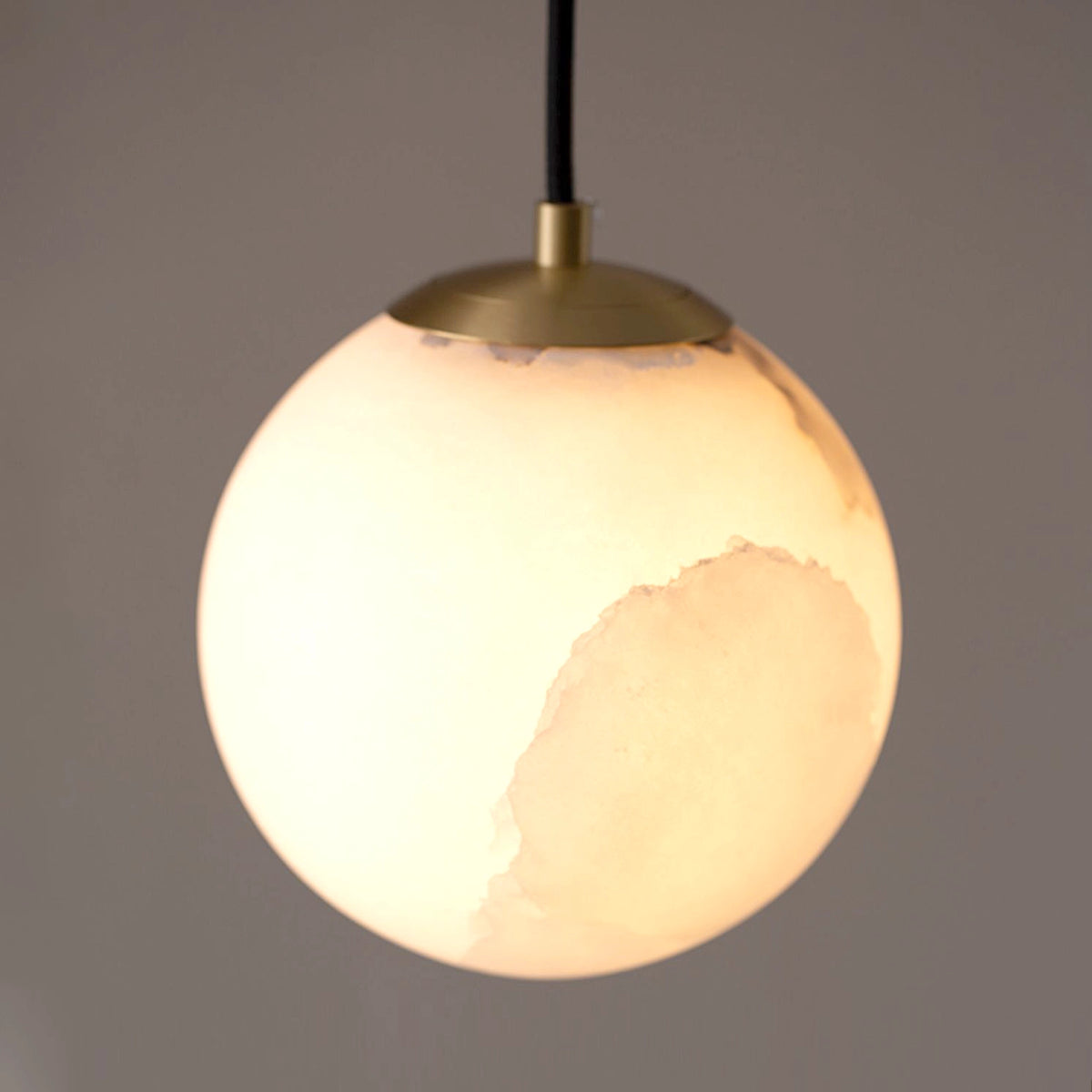 Globe Alabaster Pendant Lamp