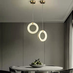 Halo Ring Alabaster Pendant Lamp