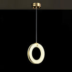 Halo Ring Alabaster Pendant Lamp