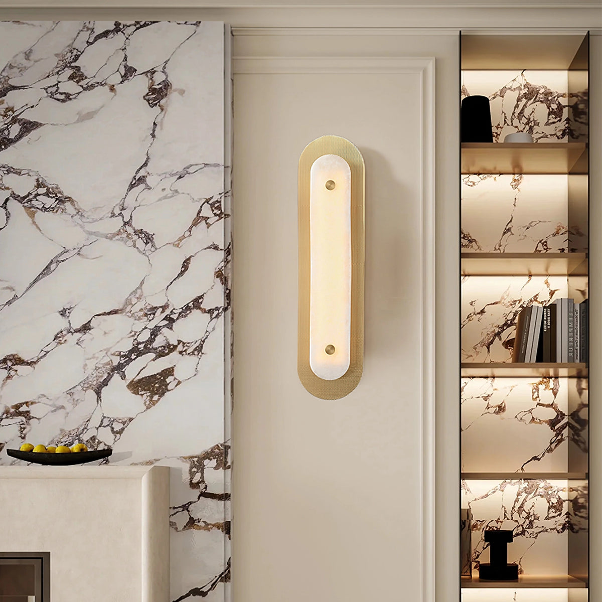 Harlan Modern Alabaster Wall Lamp