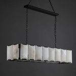 Harlew Alabaster Rectangular Chandelier