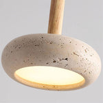 Hourglass Travertine Pendant Light