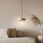 Hourglass Travertine Pendant Light