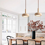 Hourglass Travertine Pendant Light