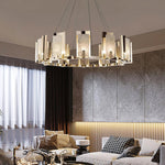 Jessie Alabaster Round Chandelier