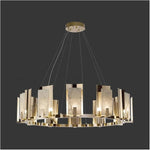 Jessie Alabaster Round Chandelier