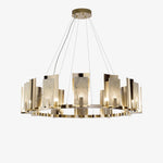 Jessie Alabaster Round Chandelier