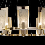 Jessie Alabaster Round Chandelier