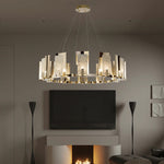 Jessie Alabaster Round Chandelier