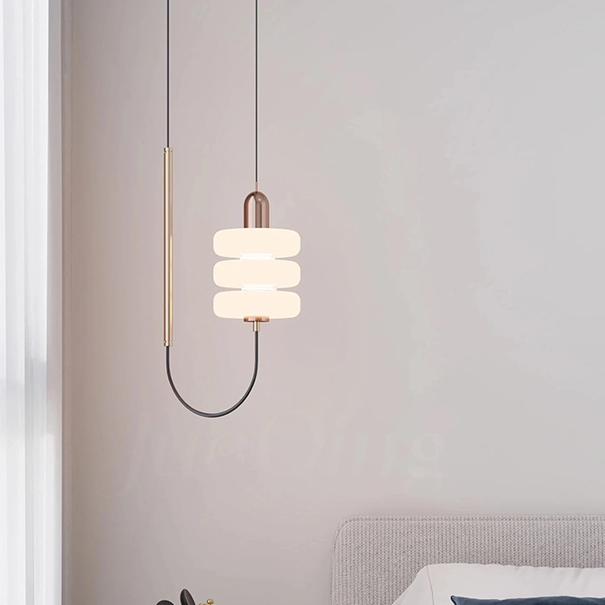 LED Triple-Disk Pendant Lamp