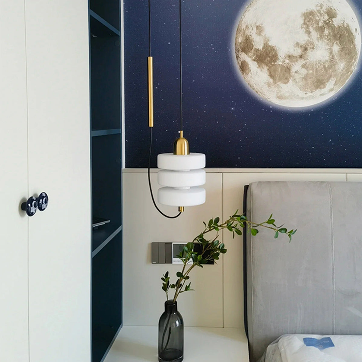 LED Triple-Disk Pendant Lamp