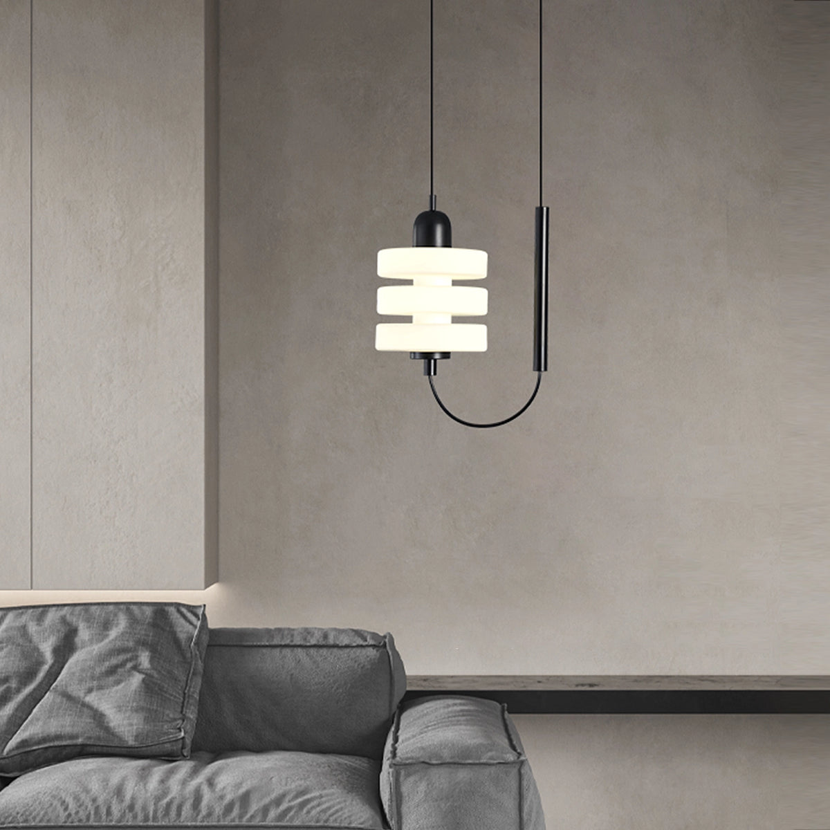 LED Triple-Disk Pendant Lamp