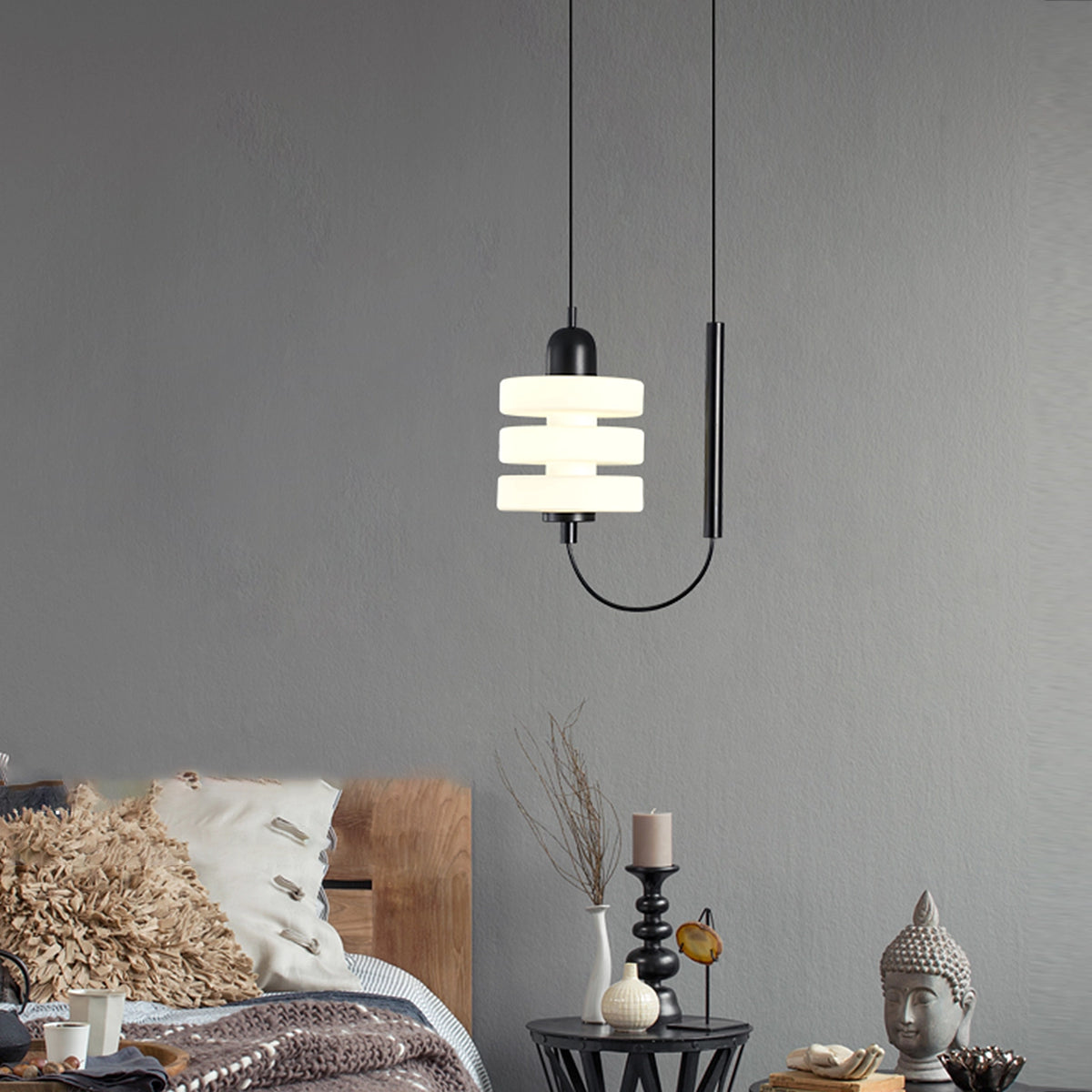 LED Triple-Disk Pendant Lamp