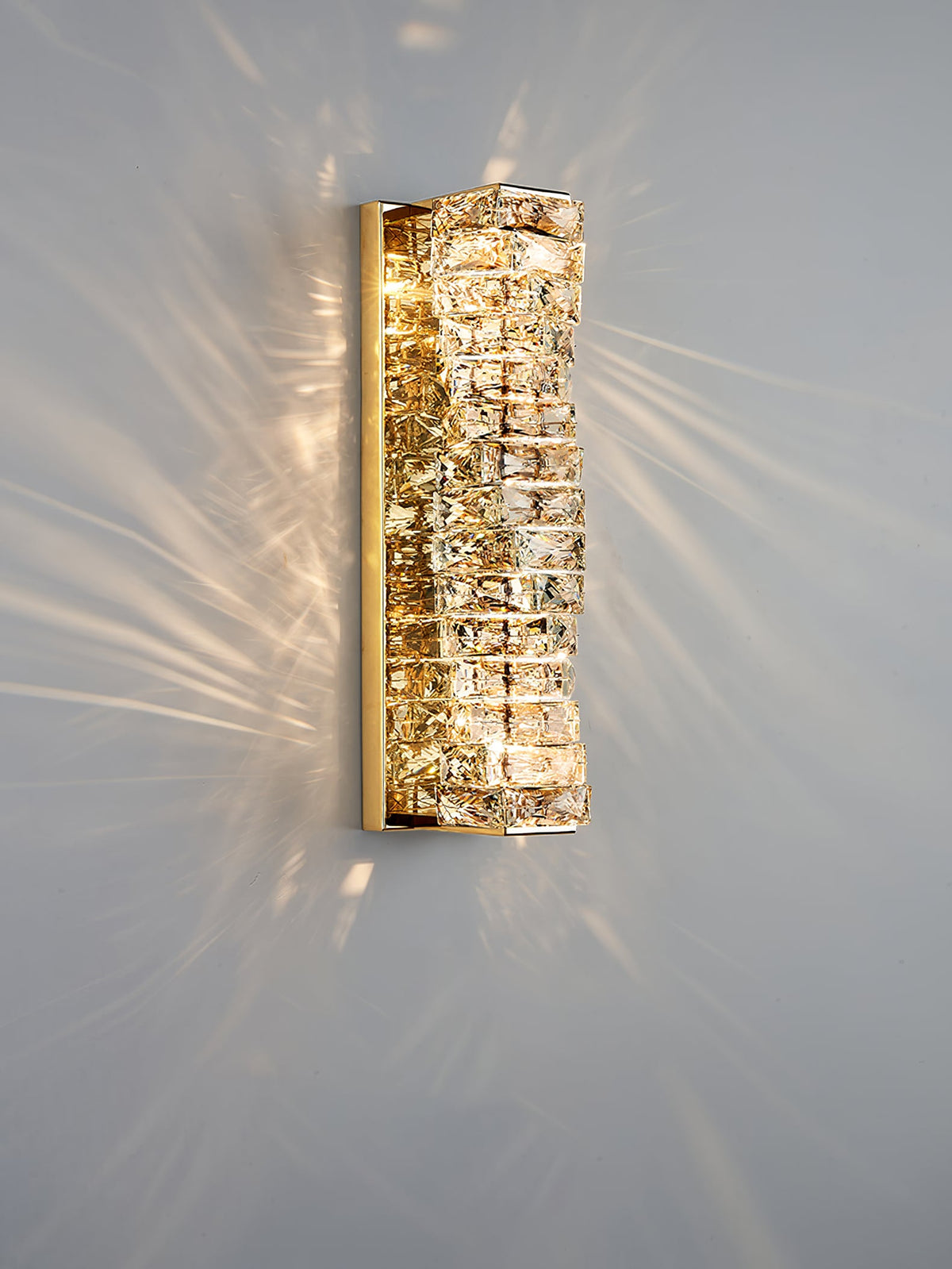 Laminated Crystal Wall Lamp