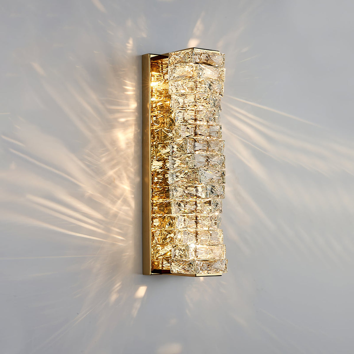 Laminated Crystal Wall Lamp