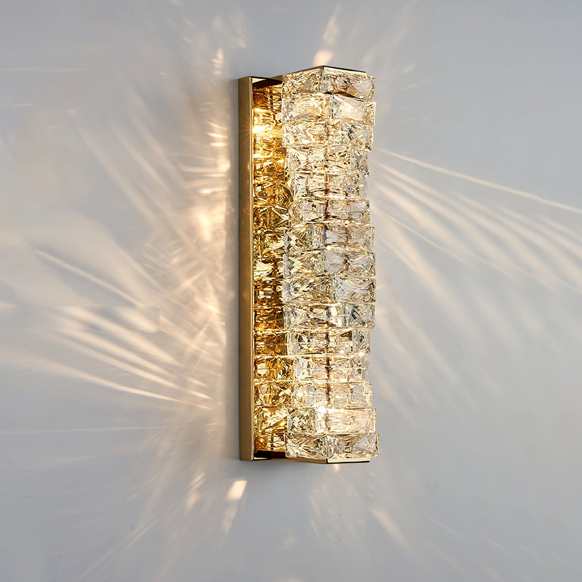 Laminated Crystal Wall Lamp