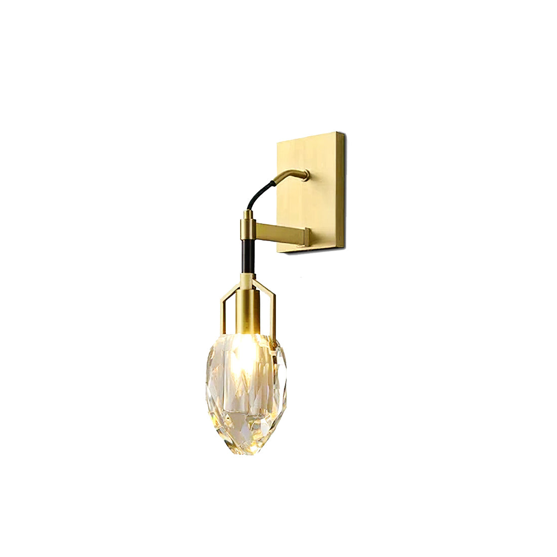 Brass Crystal Lavilla Wall Lamp