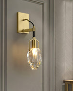 Brass Crystal Lavilla Wall Lamp