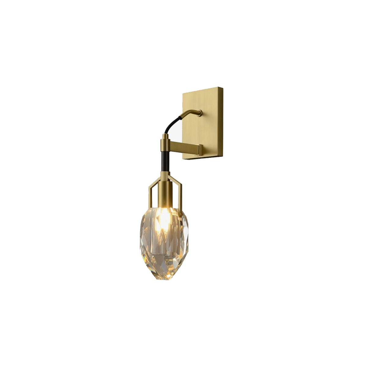 Brass Crystal Lavilla Wall Lamp