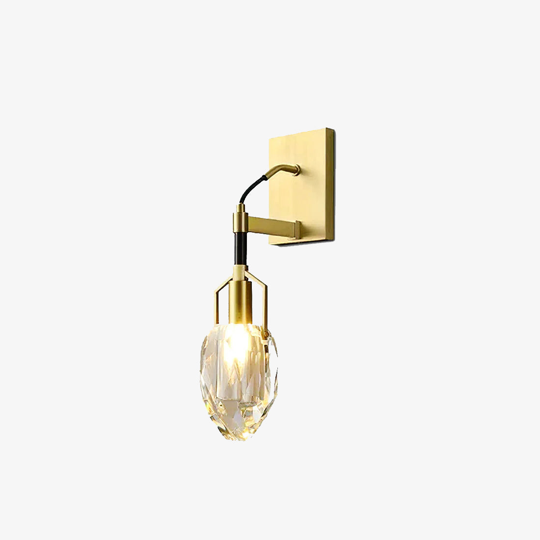 Brass Crystal Lavilla Wall Lamp